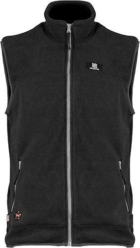 Fieldsheer Trek - Chaleco térmico para hombre con control Bluetooth, carcasa suave, protección contra el viento y el agua, y forro que absorbe la