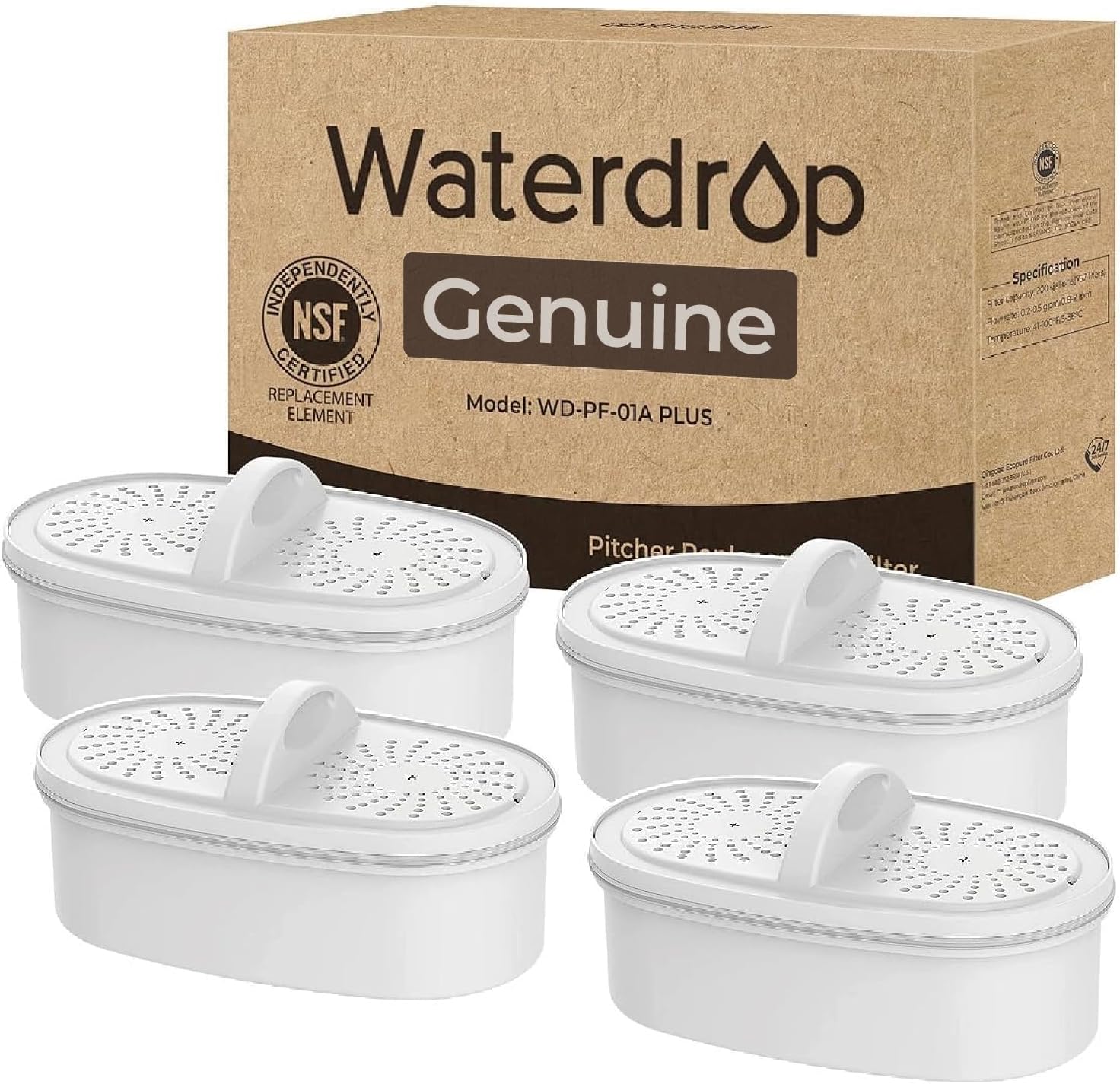 [Genuine] Waterdrop PF-01A Water Filter for Waterdrop Pitcher & Dispenser