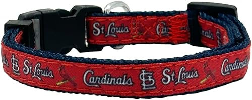 Miniatura 25 de MLB CAT Collar de satén de Los Angeles Angels, collar de equipo de béisbol para perros y gatos. Un collar de gato brillante y colorido con colgante