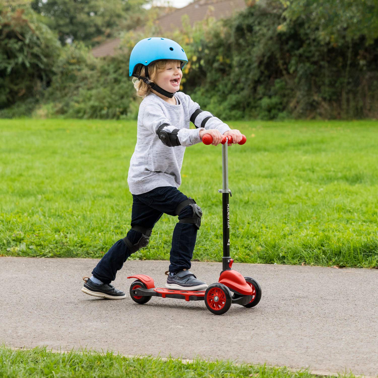 ToyStar Cruise 3 Wheel Tri Scooter, Easy Folding System, Height Adjustable Handlebars, Tilt To Turn Steering, Kids Aged 3+ Years - Image 8