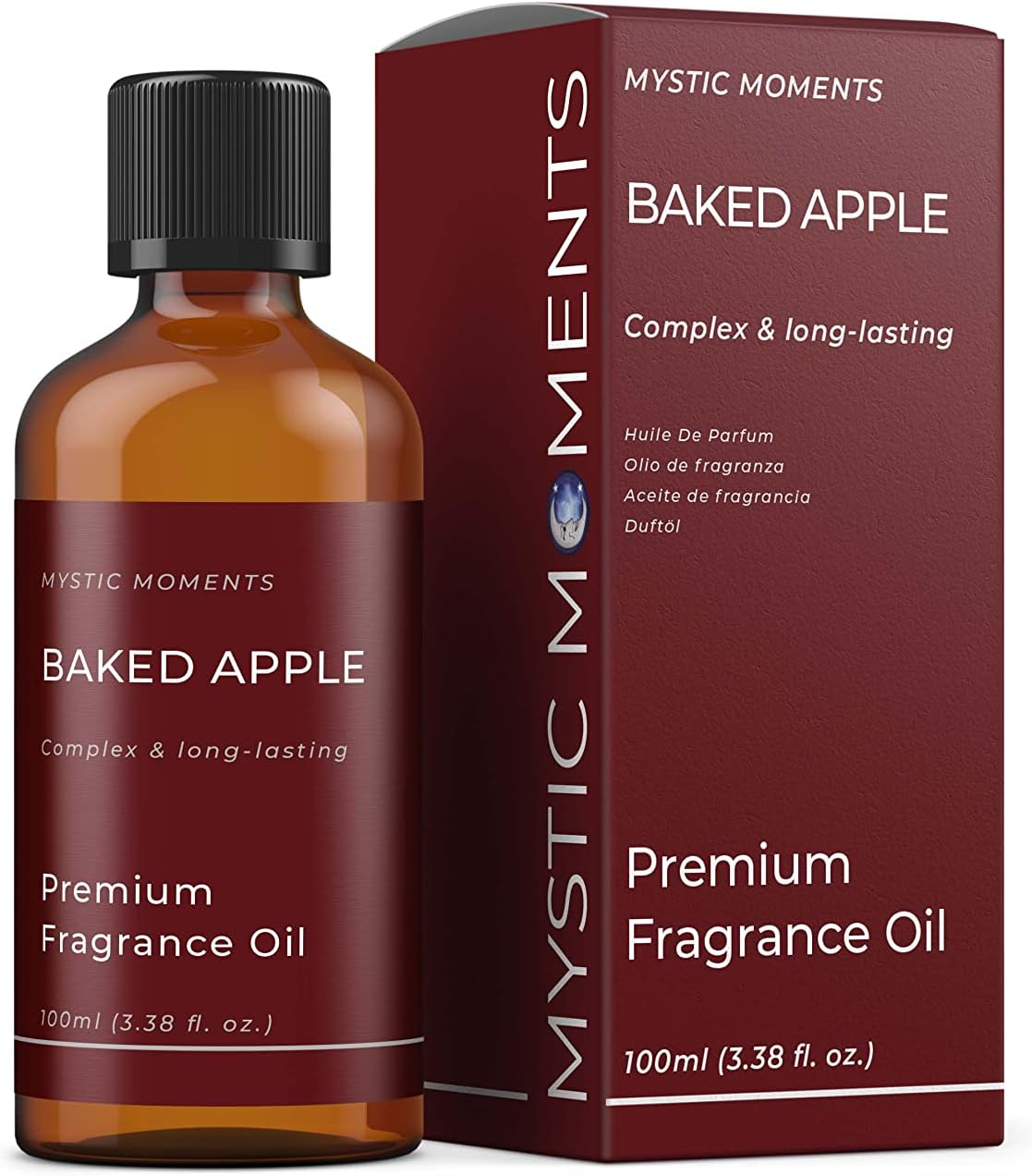 Mystic Moments | Baked Apple Fragrance Oil - 5Kg - Perfect for Soaps, Candles, Bath Bombs, Oil Burners, Diffusers and Skin & Hair Care Items