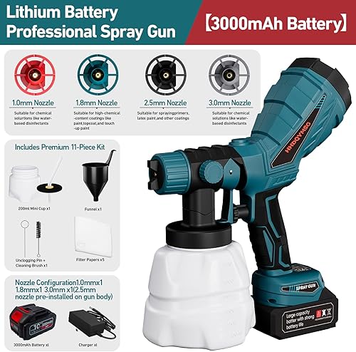 Miniatura 2 de Pistola de pintura para proyectos profesionales y de bricolaje