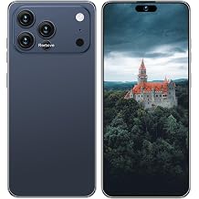 BDWJW 17PRO MAX 5G Unlocked Smartphone, 6.99 Inch Ultra HD Display, Snapdragon 8 Gen3 Processor, 16GB RAM+512GB Storage, 68+108MP Dual Camera, 7000mAh Large Battery, Android 15 Latest System Black