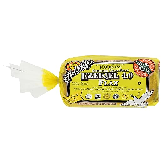 Food for Life Organic Ezekiel 4:9 Flax Bread, 24 OZ