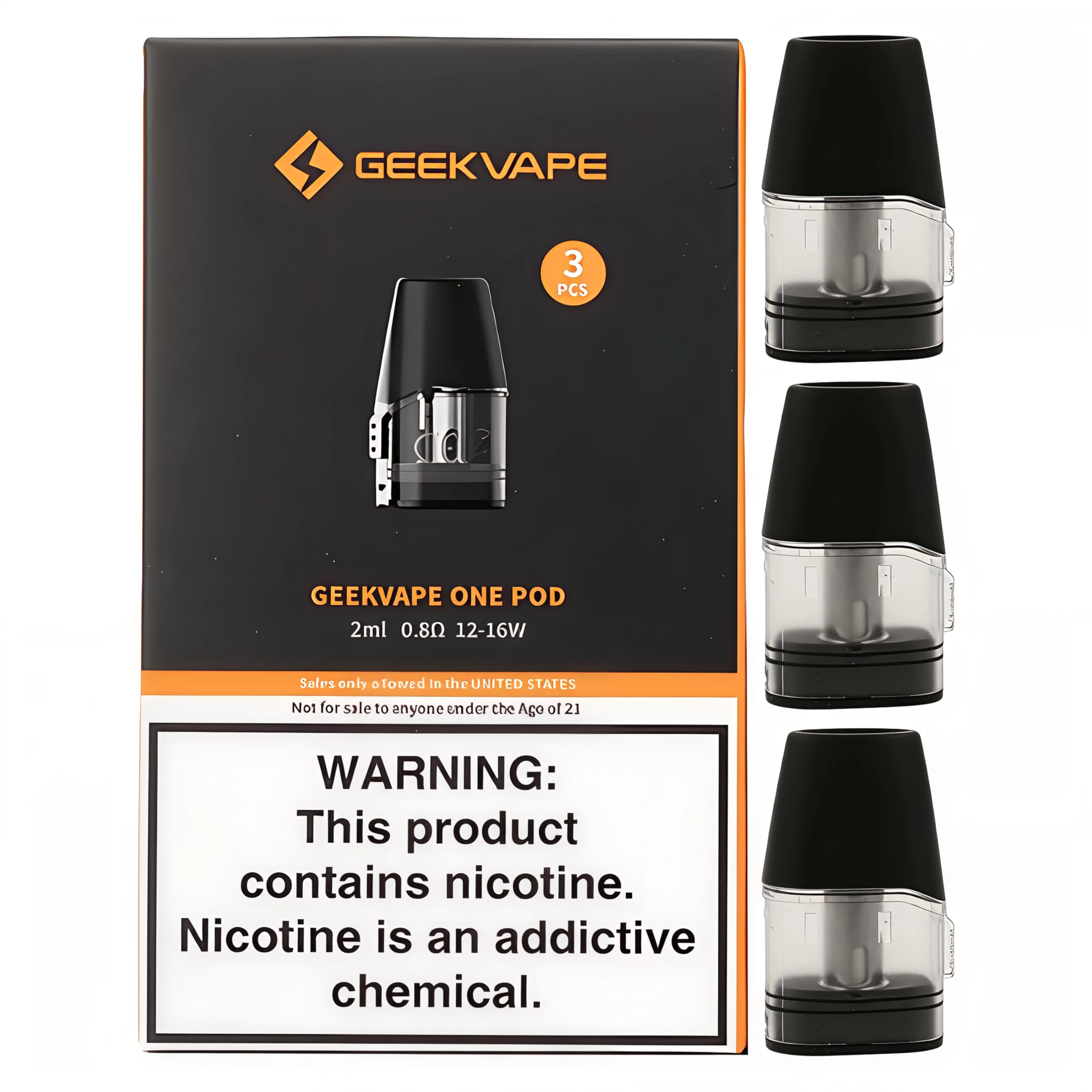 elf bar vape uk Geek Vape One Replacement pods - salt nic pods main image 1