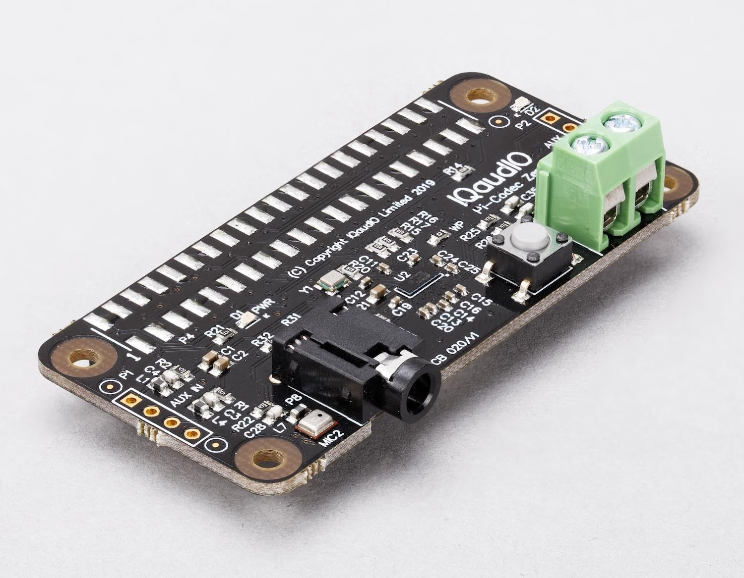 Tarjeta de Sonido Raspberry Pi® IQaudio Codec Zero