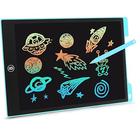 HOMESTEC Schreibtafel 12 Zoll, Buntes Display, LCD Elektronische