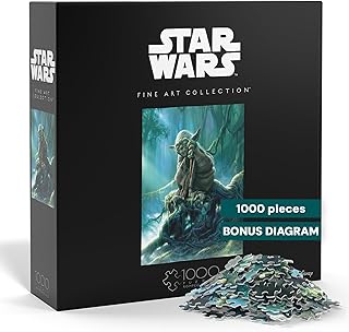 Comprar Buffalo Games 12551 Star Wars Fine Art Collection-Yoda Piece Jigsaw Puzzle (1000 Piezas), Multicolor/Olas del Mar (Ocean Tides), Grande
