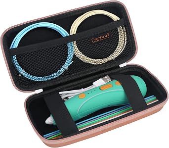Canboc Hard Case for 3Doodler Start+ Essentials 2024 3D Pen Set for Kids