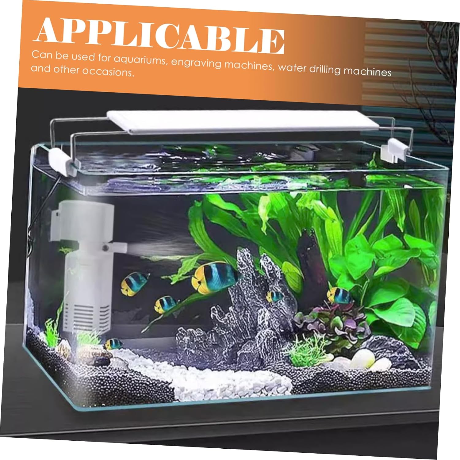 Magnetic Submersible Pump Impeller Bearing Shaft for Fish Tanks Compact and Easy to Install Replacement Rotor for Aquarium Water Circulation