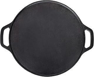 Pre-Seasoned Cast Iron Dosa Tawa with Premium Extra Coating (12 inches) ...