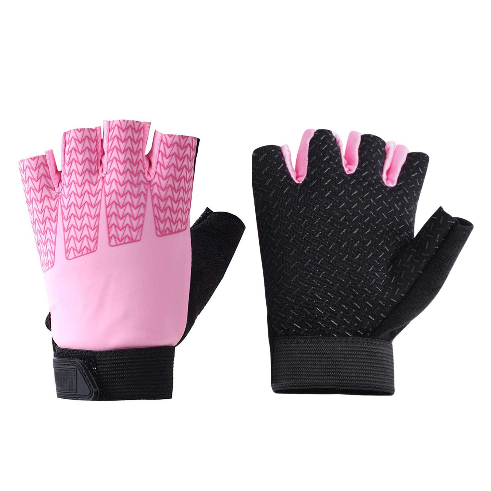 Gants Vélo Enfant Antidérapants - Garçons Filles - Vélo Fixie Ou VTT - Taille Unique Noire