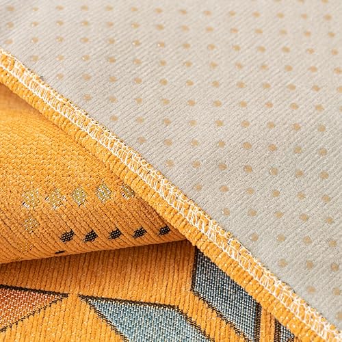 Miniatura 7 de Funda de sofá de chenilla para sofá modular, diseño geométrico bohemio y jacquard antideslizante, protector de muebles para niños, perros y