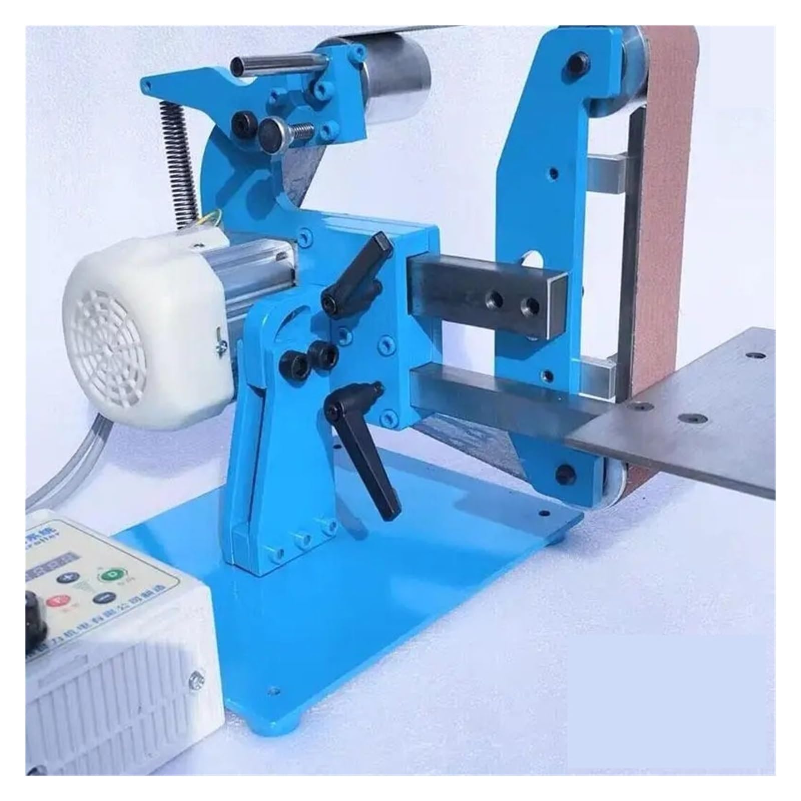 Yhdizsupo One Color 750W Electric Belt Sander Vertical And Horizontal Dual Use Belt Polishing Grinding Machine Belt Grinder Machine