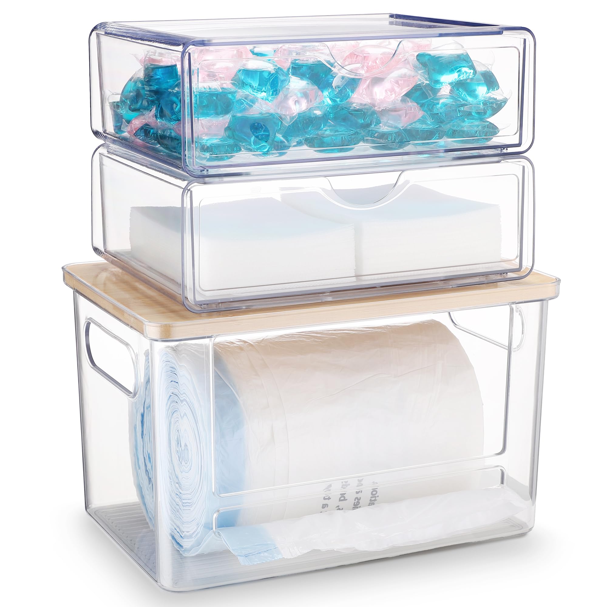 Photo 1 of YAFFWA 3-Piece Laundry Room Organization Set