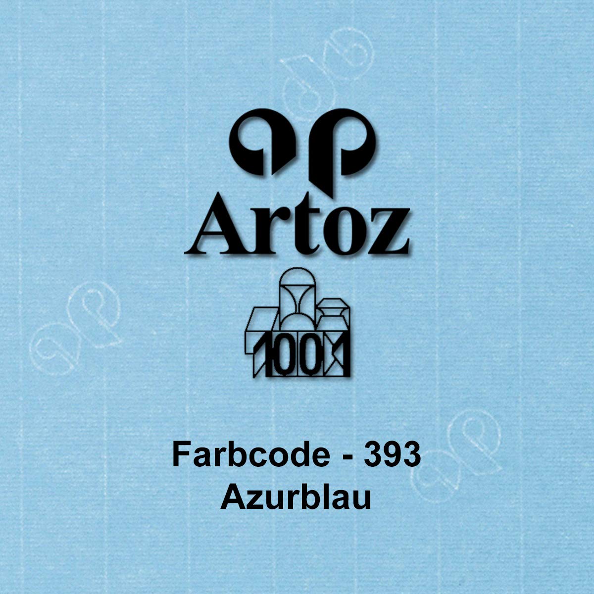 ARTOZ 150 x koperty DIN C5 niebieskie (Azur) - 229 x 162 mm koperta bez okienka - koperty samoprzylepne - seria ARTOZ 1001