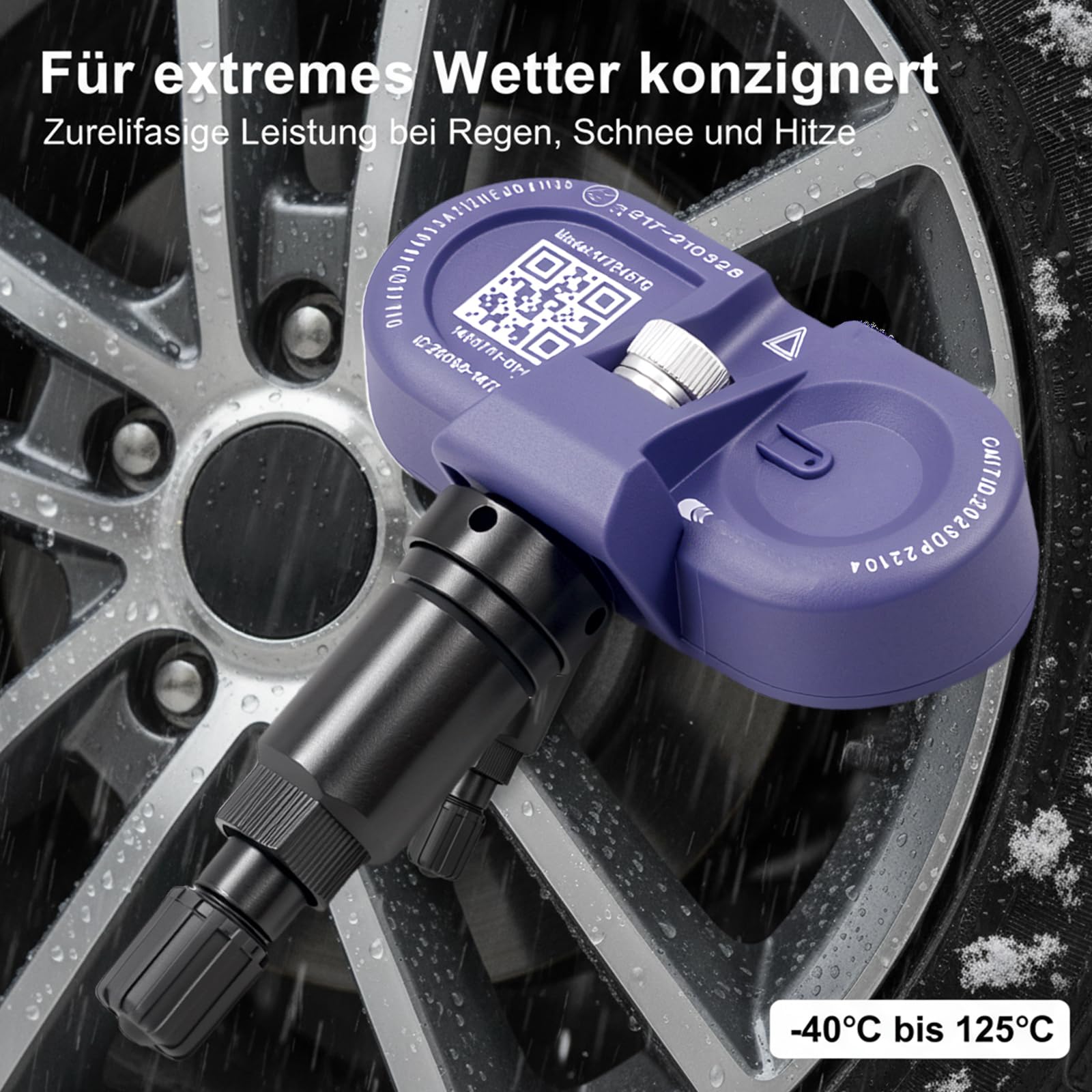 1490701-01 4 Stück RDKS Bluetooth Reifendrucksensoren, Ersatz für Tesla Model S/3/X/Y (Baujahre 2020–2023) (4)