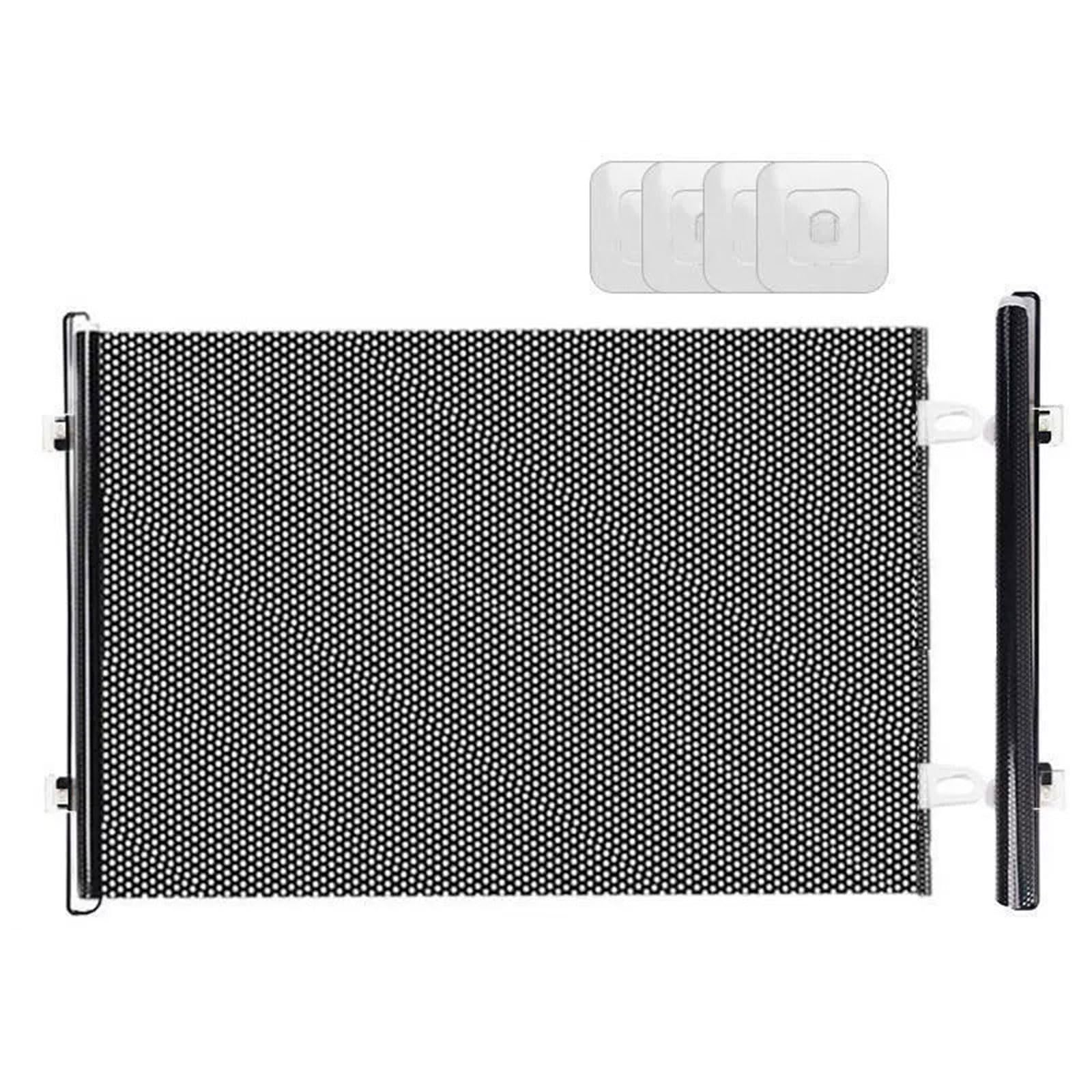 Retractable Dog Gate for Small Pet Stair Barrier Flexible Indoor Outdoor Use Fit Narrow Space Childproofing Hallways Portable Retractable Pet Fence