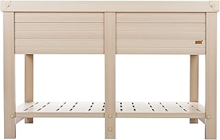 New Age Garden ecoFLEX Elevated Planter, 48", Tan