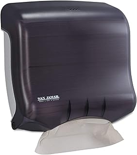 San Jamar T1750TBKRD Ultrafold Black Pearl Red Mini Towel Dispenser