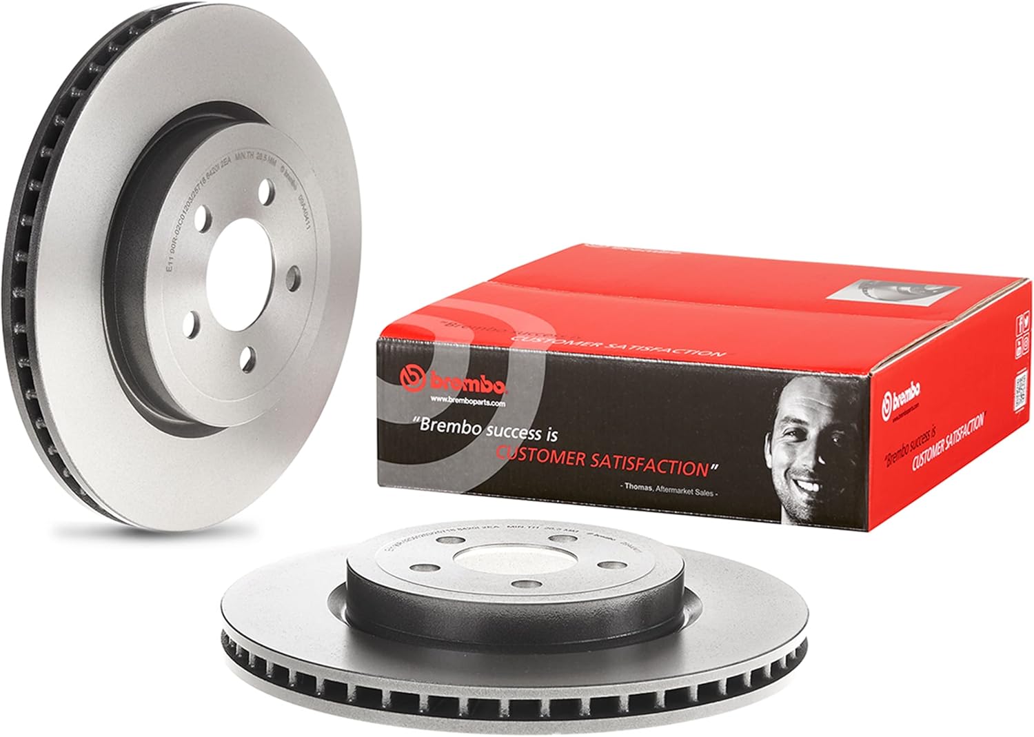Brembo 09.8852.11 UV Coated Front Disc Brake Rotor