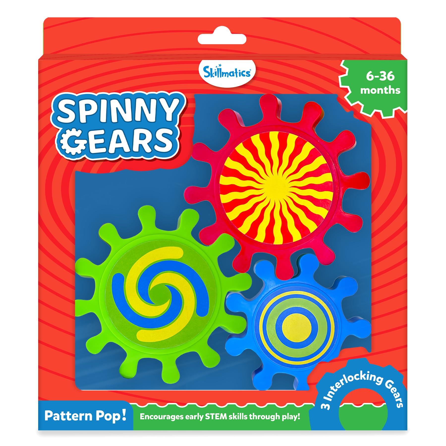 Skillmatics Spinny Gears for Babies - Detachable Interlocking Suction Gears Toy for Window, Table & Bath, Sensory & Fine Motor Activity Toy, Travel Toy for Toddlers 6–36 Months (Set of 3)-picture-29