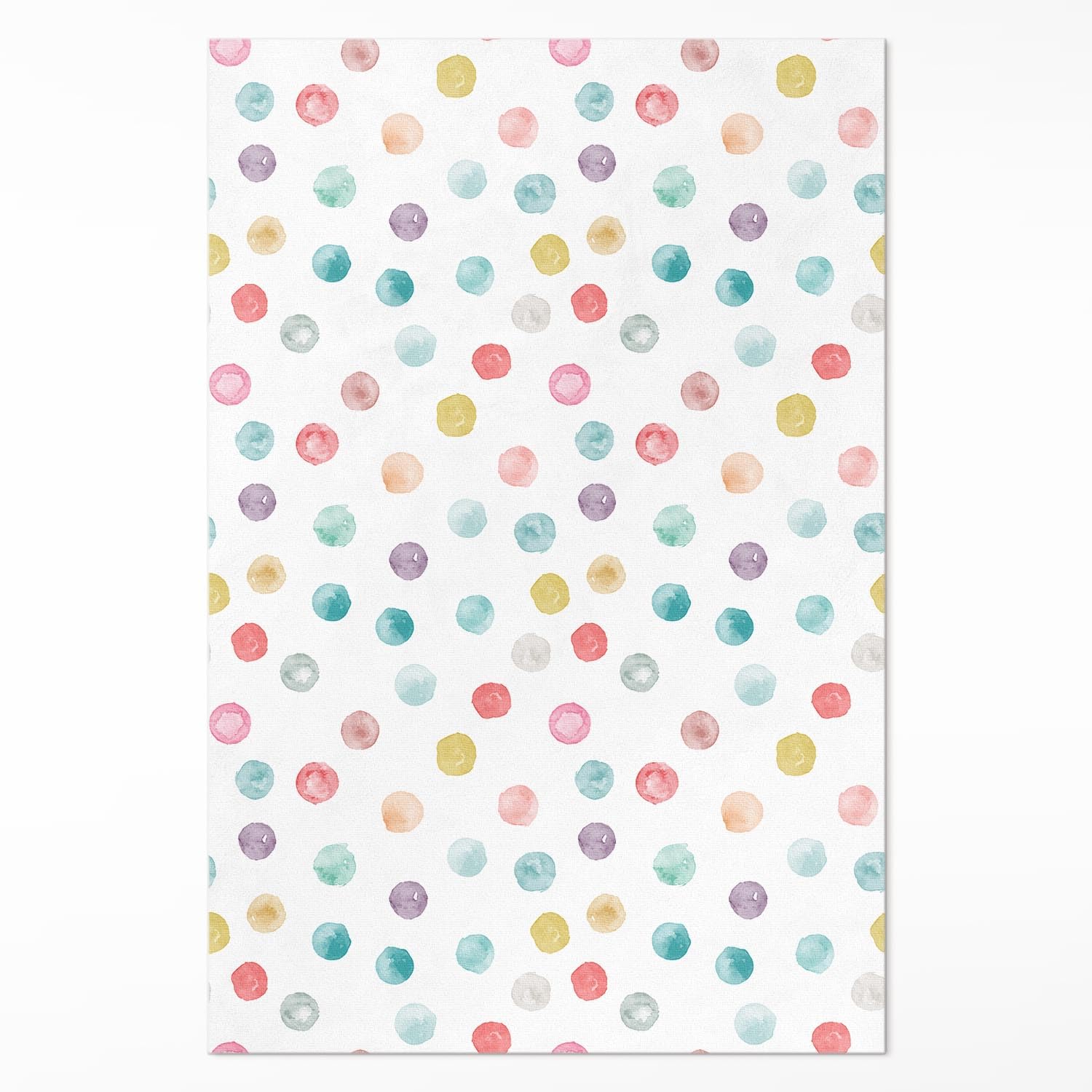 Tapis en vinyle 120x180 cm Floorart Design aux motifs points peints