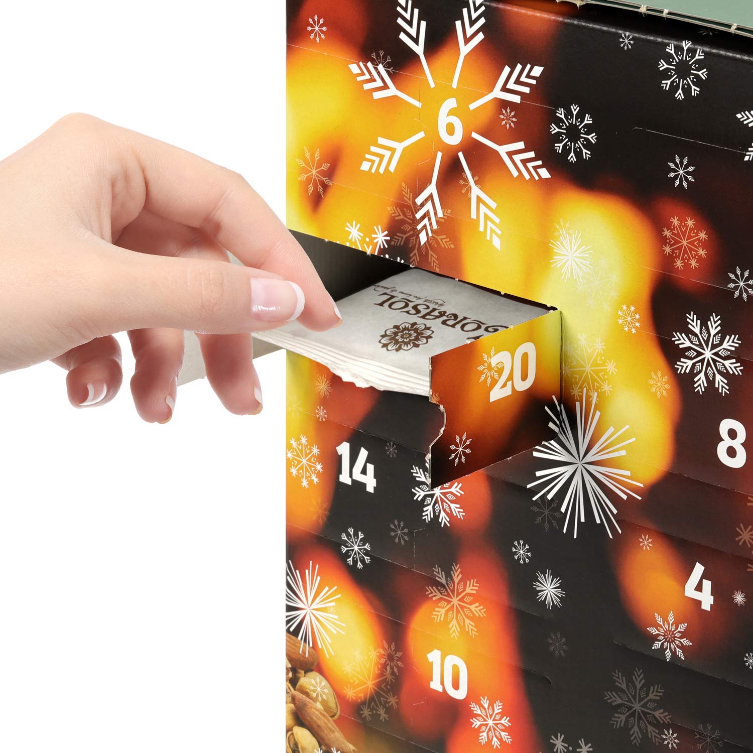 Corasol Premium Nuss-Mix Adventskalender 2025 24 Nussmischungen