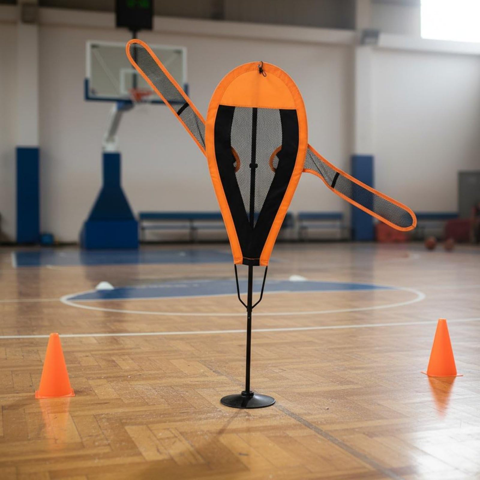 Manichino Difensivo Basket Altezza Regolabile Dummies da Basket Migliora i Riflessi Attrezzatura Sportiva per Palestra