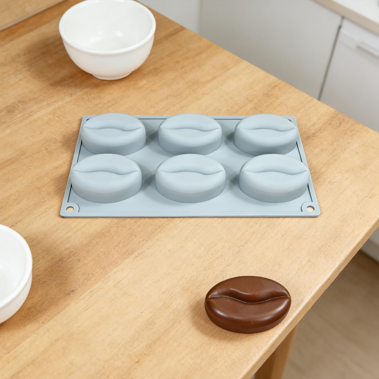 Schokoladeneis-Form in Nussform, 6 Mulden, Backutensilien, Schokoladen-Dessertform für Schokoladenherstellung