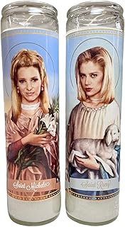 Set Michelle & Romy Devotional Prayer Saint Candle