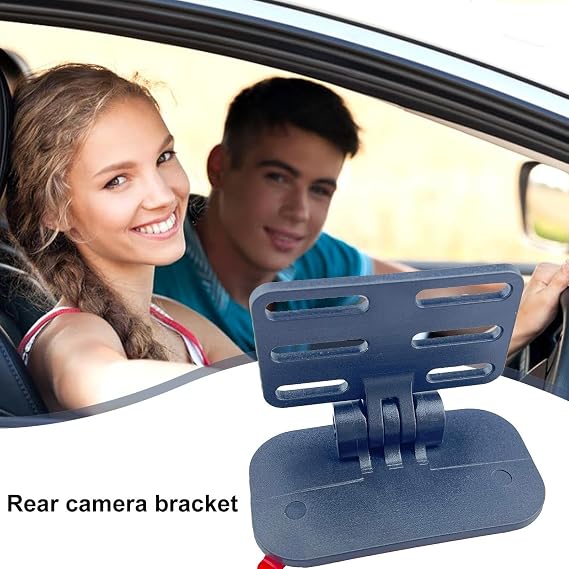 Reverse Camera Bracket, Rear Window Camera Mount, Adjustable Back Windshield Backup Camera Mount, No Drilling Ash Cam Back View Camera Bracket