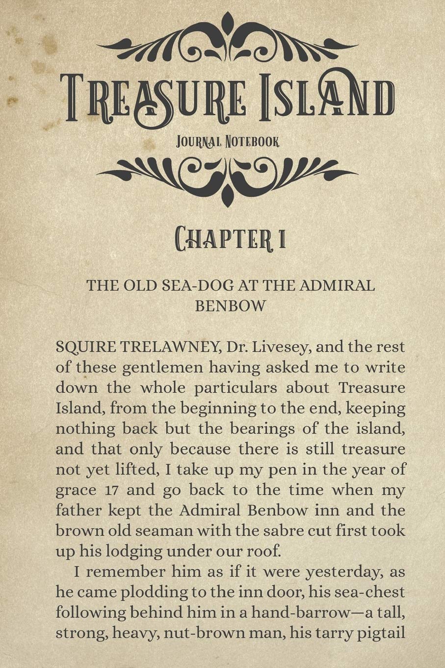 Treasure Island Journal Notebook: (Novel Themed Journal 6x9)