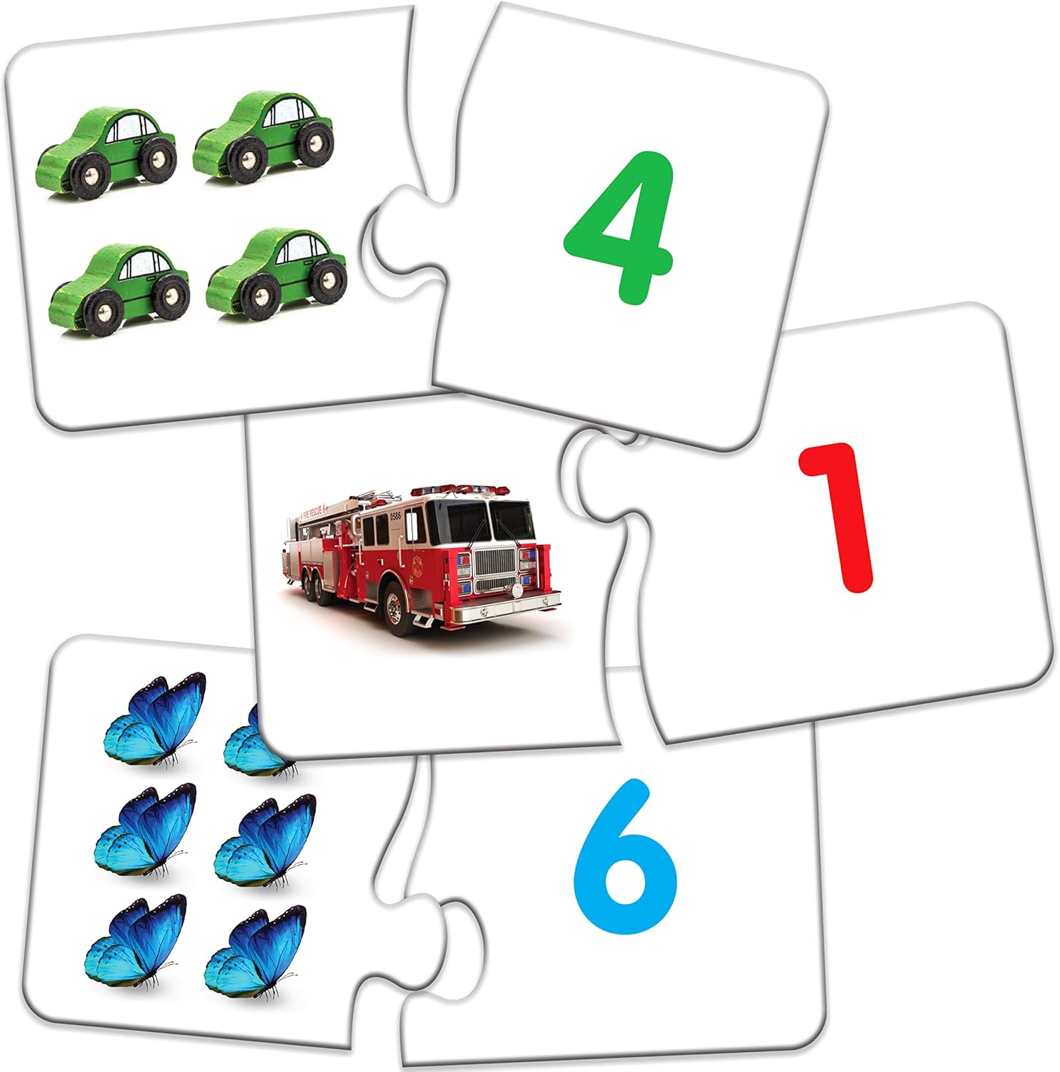 The Learning Journey: Match It! – Counting – 30 Piece Self-Correcting Number & Learn to Count Puzzle – Preschool Learning Toys – Award Winning Toys
