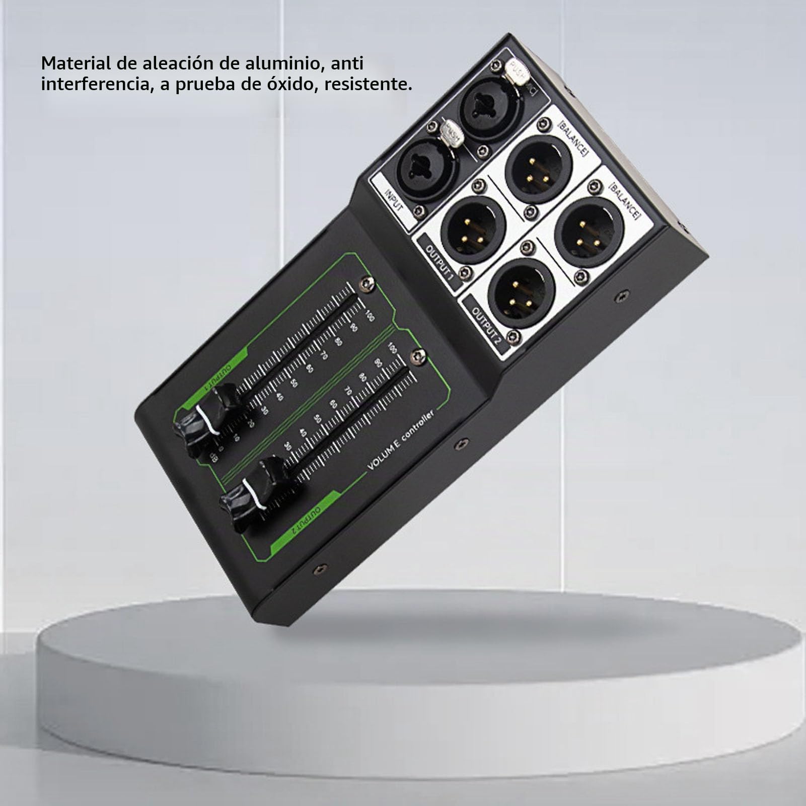 Controlador de Volumen Pasivo, Ajustador de Nivel de Sonido Controlador de Estudio Pasivo, Controlador de Volumen de Monitor Estéreo Pasivo, Controlador de Volumen Estéreo para