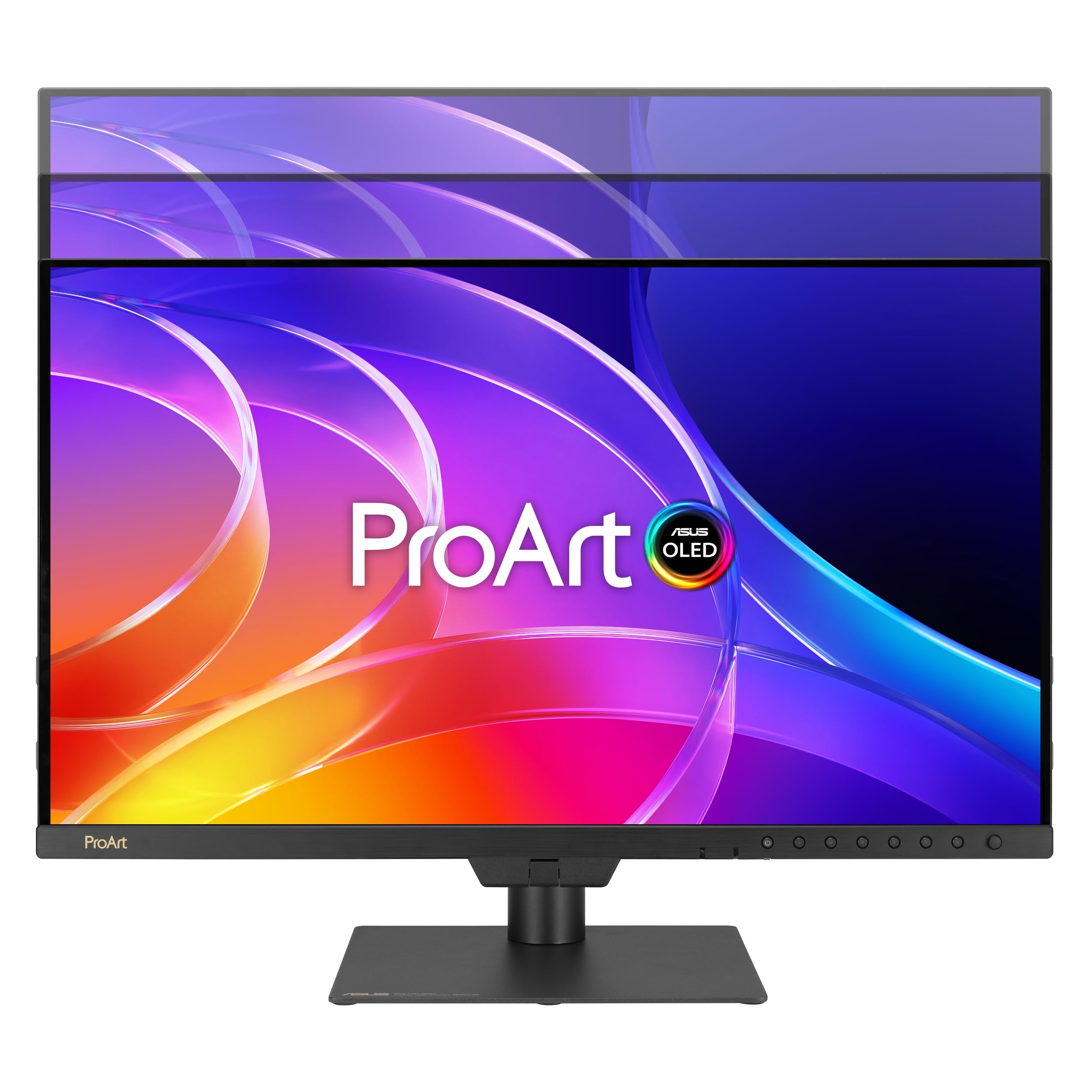 ASUS PROART DISPLAY OLED PA27USD, Monitor Professionale da 26,5", Nero | 4K UHD QD-OLED (3840x2160), 240Hz, 0,1ms, Colorimetro, Auto Calibrazione, Dolby Vision, Calman Verified, Supporto Ergonomico