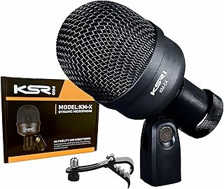 Microfone para bumbo surdo percussão tambores ksr pro kmx