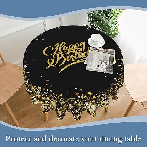 Miniatura 48 de Mantel étnico africano redondo de 60 x 60 pulgadas, impermeable, decorativo para fiestas y campamentos, mesa de comedor, decoración del hogar Étnica