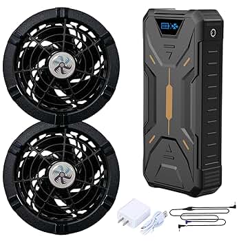 【2025最新 35V超強出力 & 30000mAh大容量】ファンバッテリー Amazon.co.jp: MIDIAN【2025最新 35V超強出力 & 30000mAh大容量