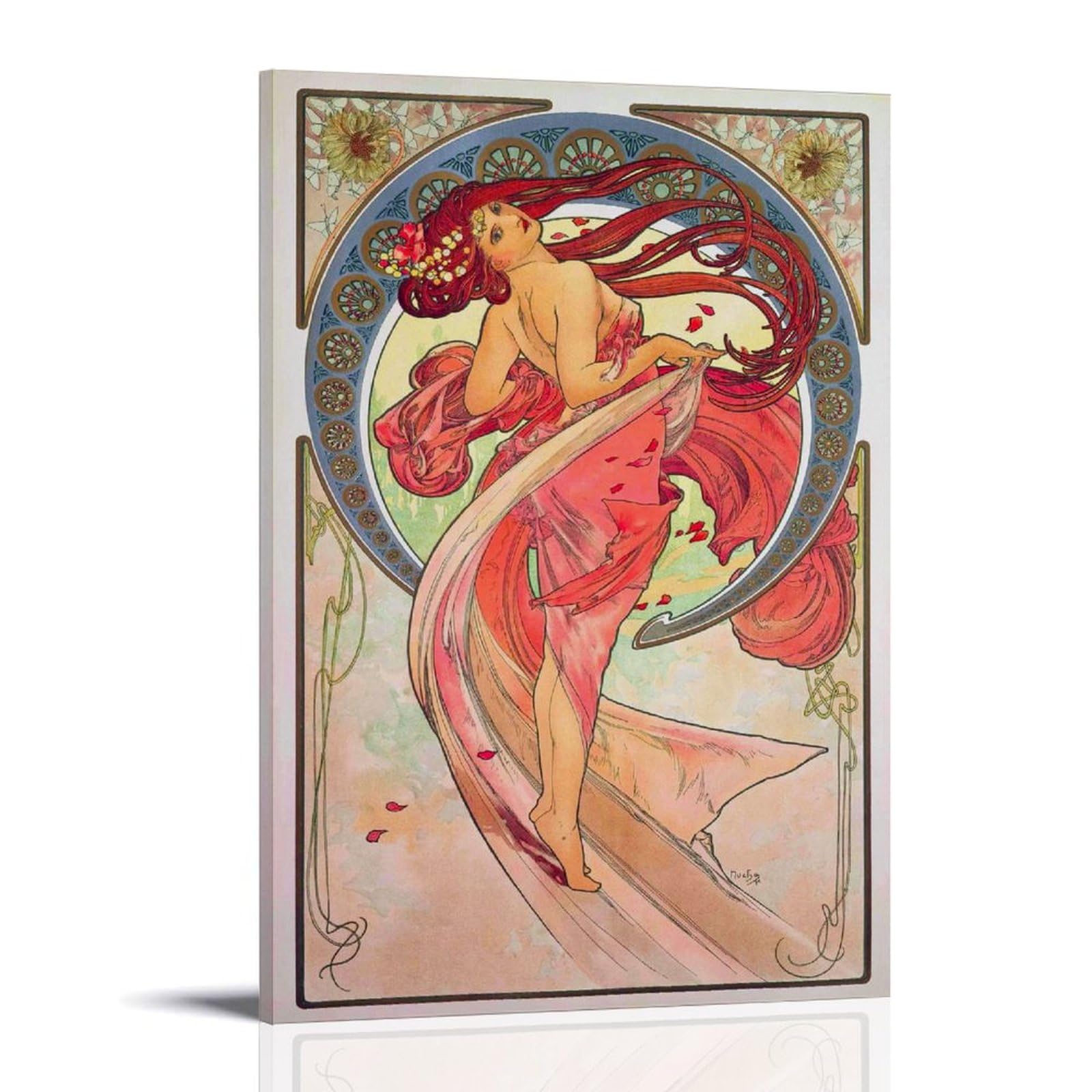 Amazon.co.jp: アルフォンス・ミュシャAlphonse Mucha絵画作品（ダンス