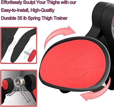 HGAUCAI Uyluk Master Uyluk Egzersiz Ekipmanları Kollar ve İç Uyluk Kalça Tonlama Pelvik Taban Eğitim Ekipmanları Kilo Kaybı için Taşınabilir Pilates Ekipmanları 35 Lbs
