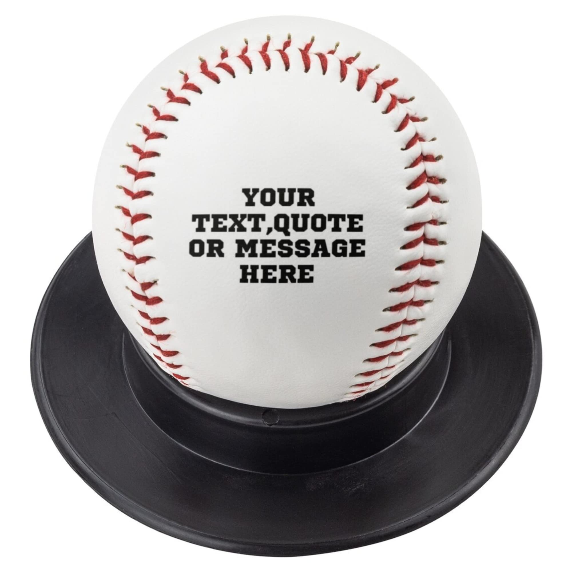 Personalized Baseball Quote for Sports Fans Grandson from Grandma Grandpa Customized Message Baseball Game Accessories for Son Nephew from Dad Mom Custom Sports Ball Fans Accessories 1pz