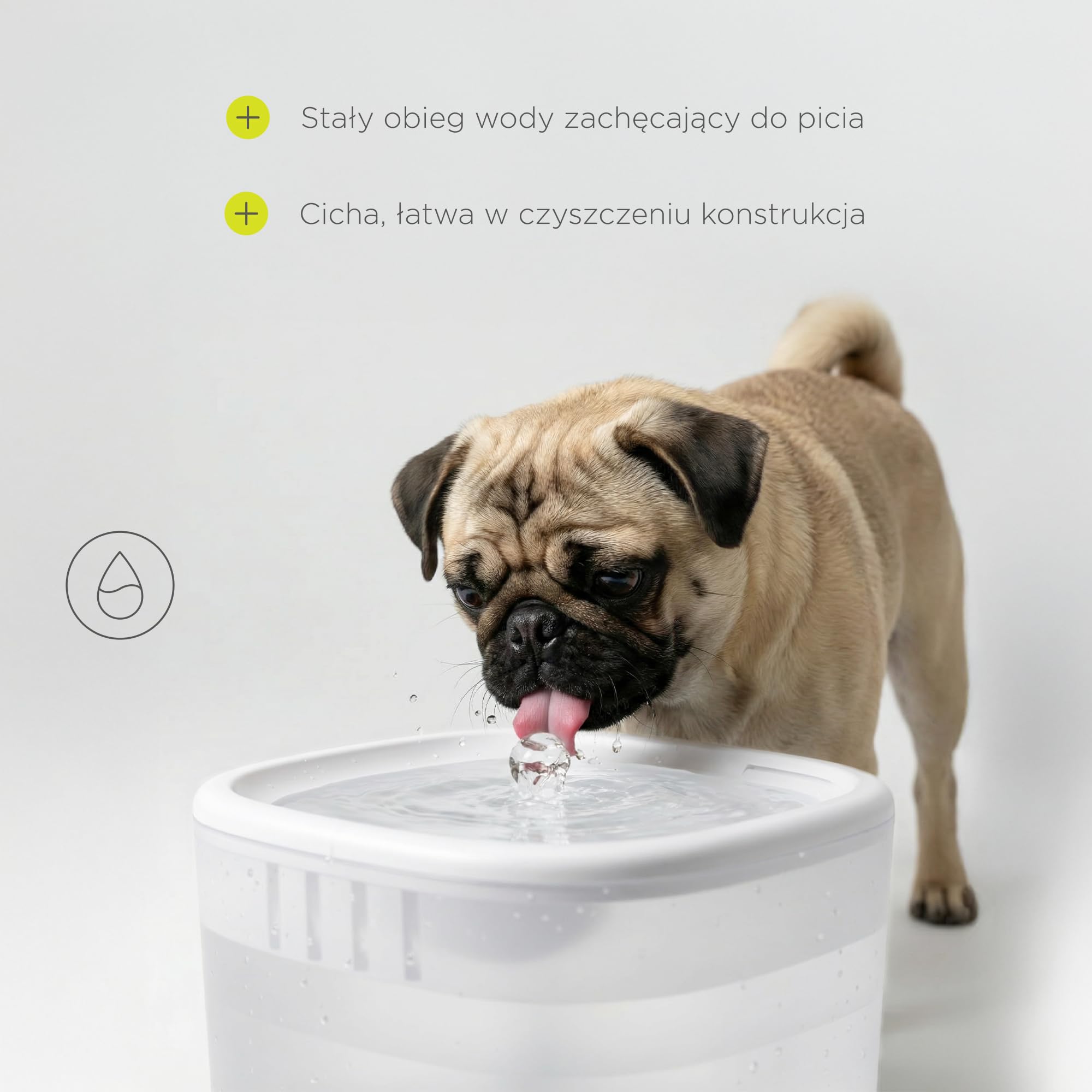 FEAST automatyczny dozownik karmy dla psów z WiFi i kamerą wideo, dozownik krokwi kota 4,5 l z miską, zaplanowane porcje, fontanna 2,5 l, automatyczny dozownik karmy dla kotów (biały)