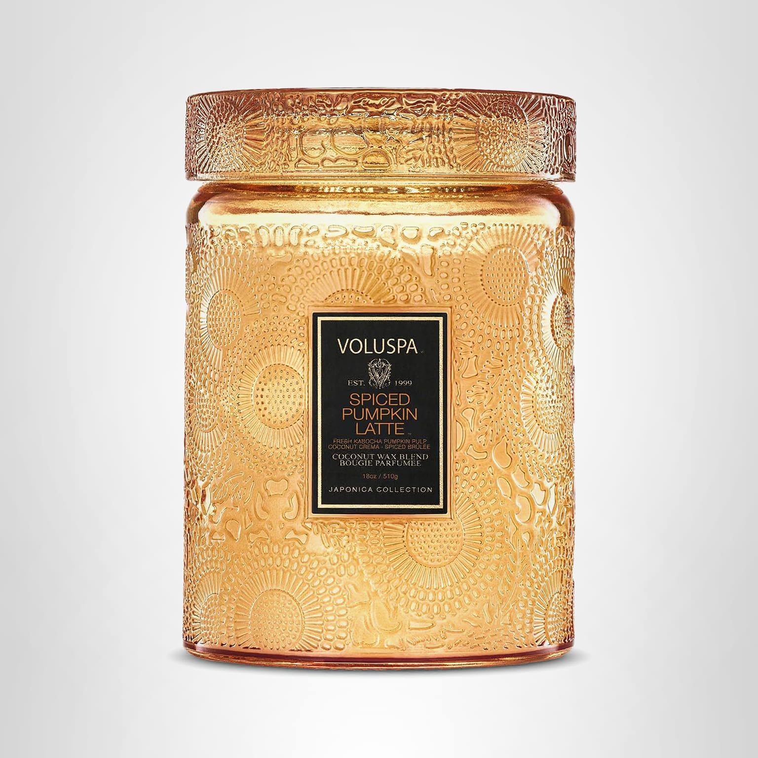 Amazon.com: Voluspa Spiced Pumpkin Latte, Large Candle Jar, 18 oz