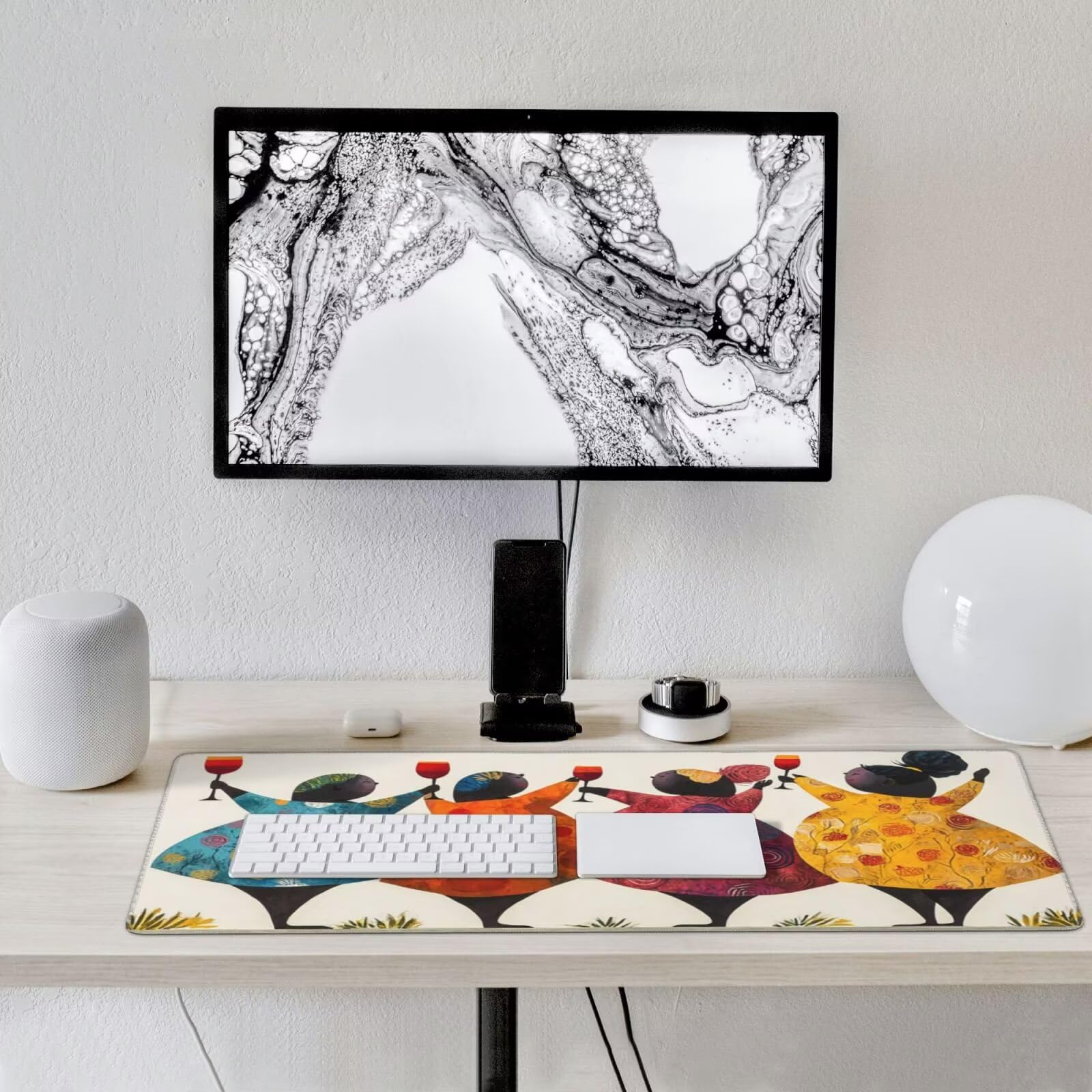 Podkładka pod mysz XXL 1600 x 800 mm kolorowa duża podkładka pod mysz kobiety wysoka precyzja podkładka pod mysz do gier, wodoodporna podkładka pod mysz, antypoślizgowe gumowe dno, akcesoria biurowe