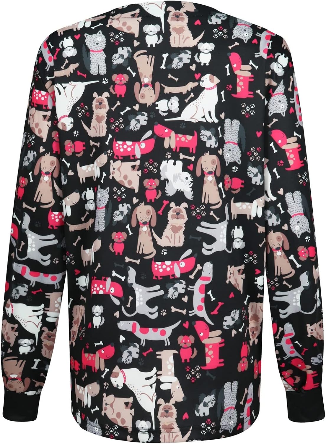 Scrub Jacket for Women Nurses Print Scrub Jackets Long Sleeve Scrub Tops Women Scrubs Scrubs Stretch: Clothing, Shoes & Jewelry