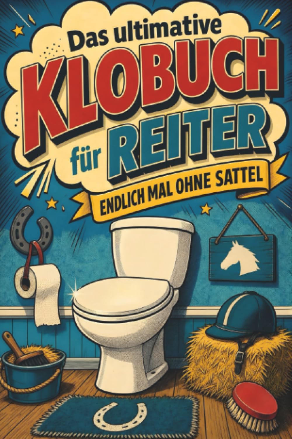 Das ultimative Klobuch für Reiter: Endlich mal ohne Sattel. Lustiges Geschenk mit Lifehacks, Fun Facts und Geschichten