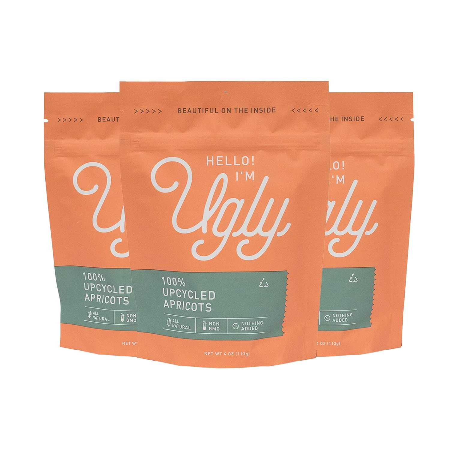 3 Pack - Upcycled Dried & Diced Apricots…