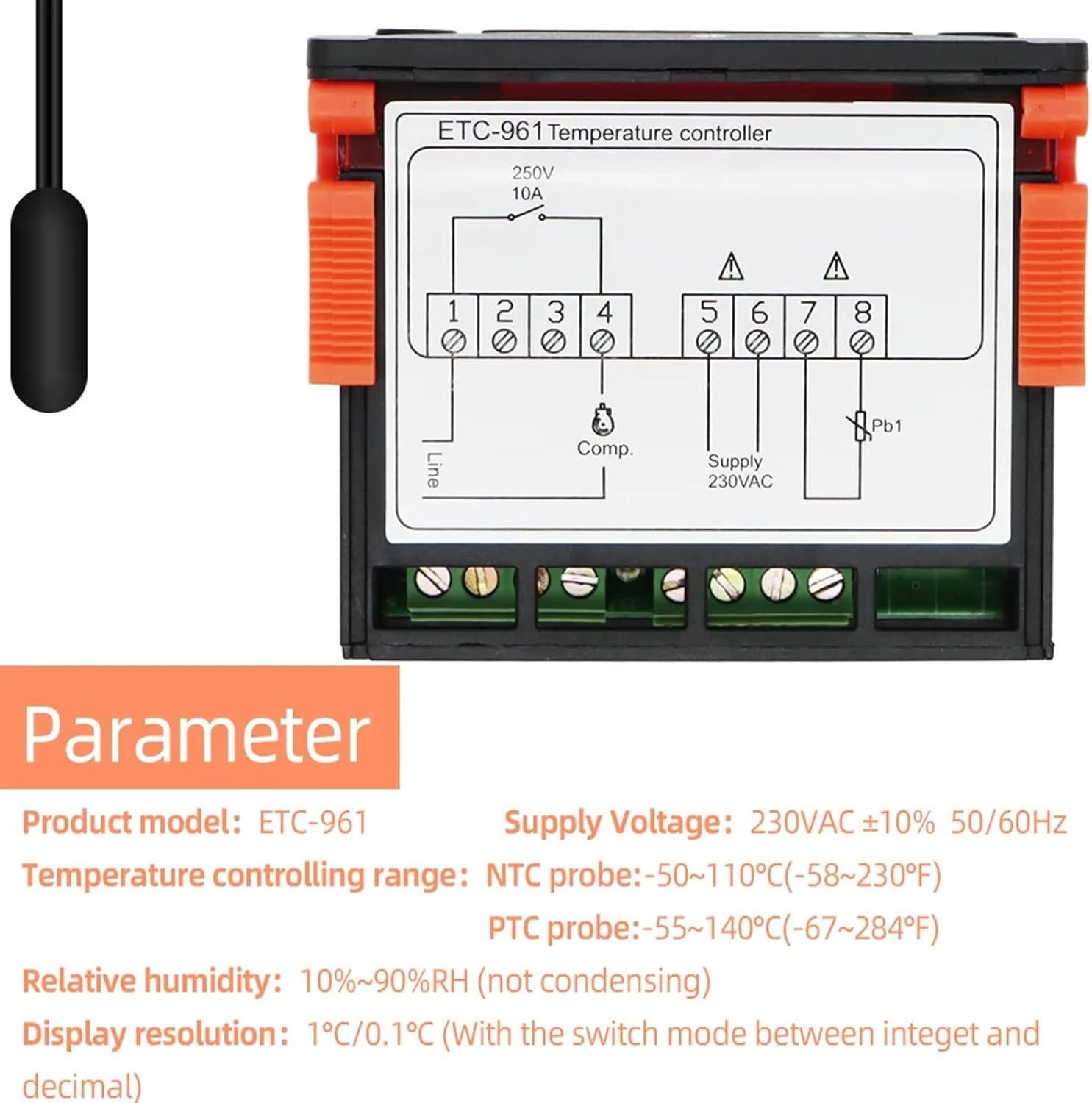 ETC-961 detailed wiring diagram
