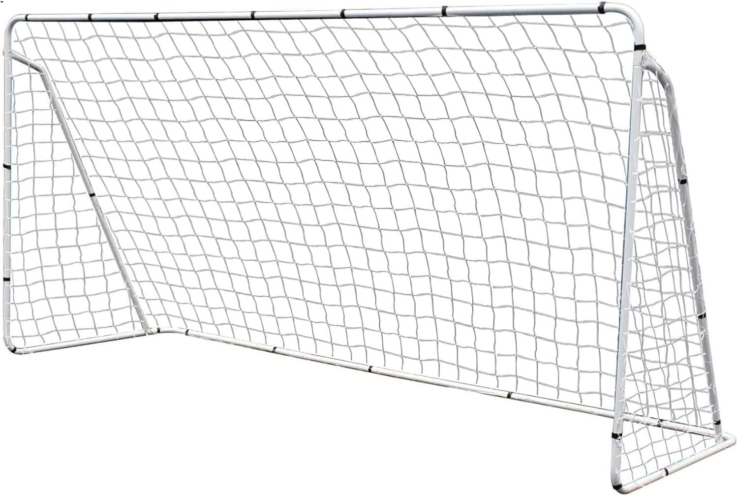 ZENY 12x6 ft Portable Soccer Goal for Backyard - Durable Steel Frame Net for Kids Adults Practice Training